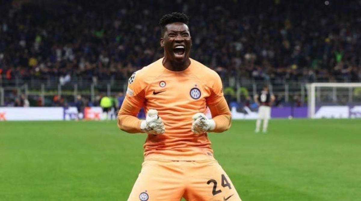 André Onana el portero del Inter que usa guantes hechos en México