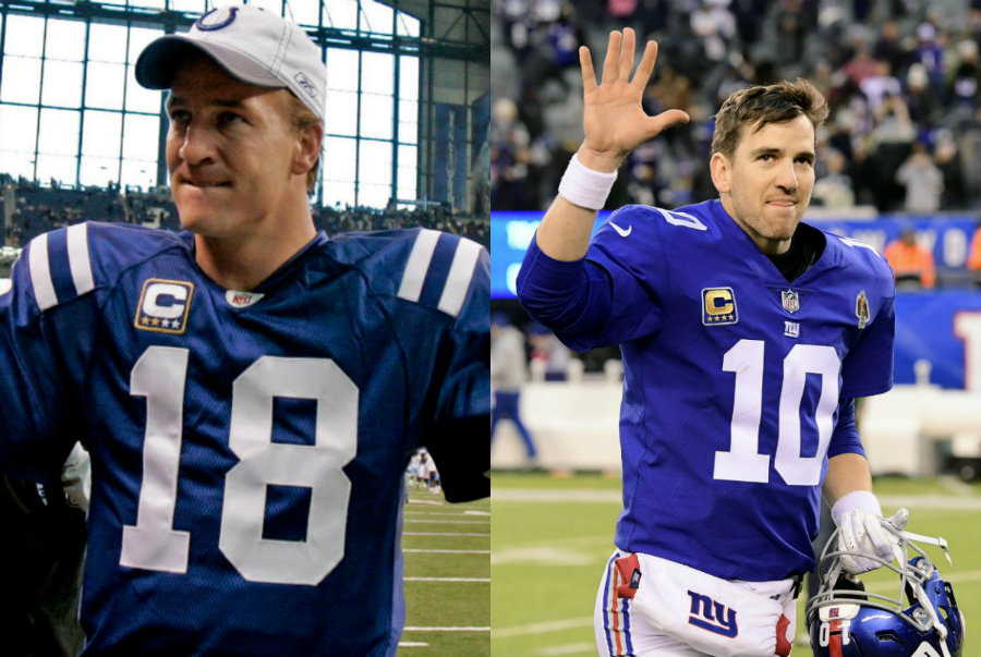 Peyton y Eli Manning