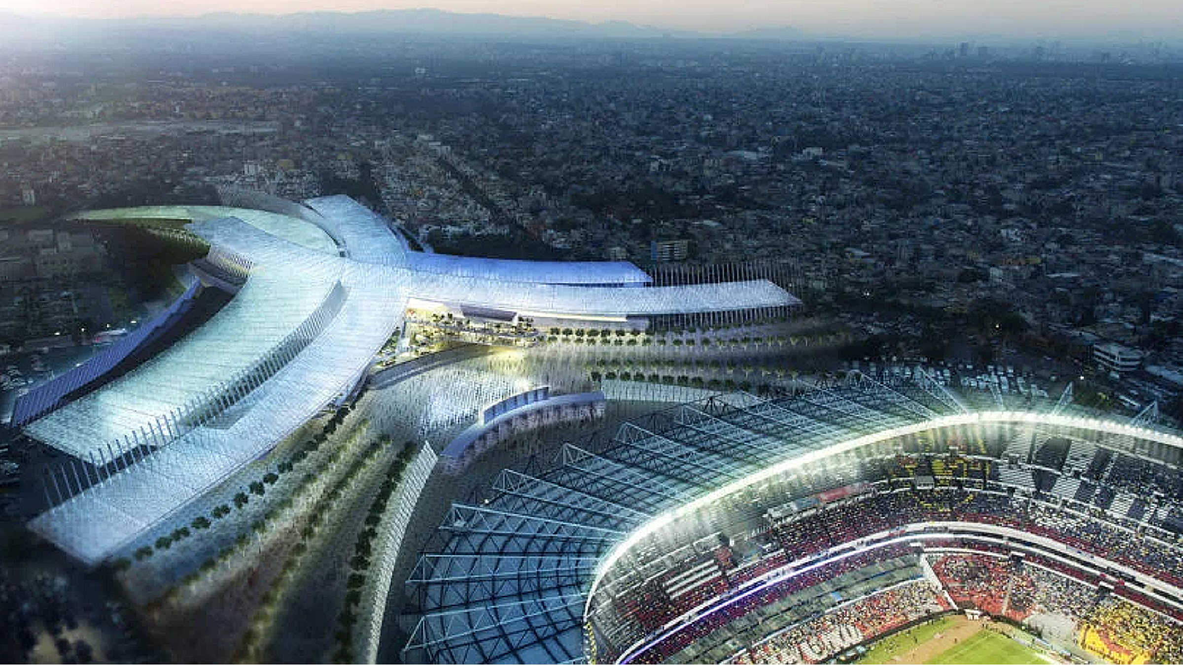 Así Luciría El Estadio Azteca Con La Remodelación Para El Mundial Del ...