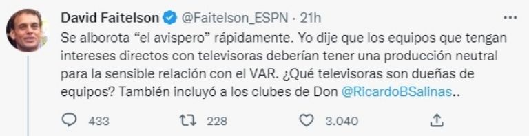 “Te dimos de tragar por años”: Salinas Pliego arremete contra Faitelson y desata la polémica (nota de Omar Bruno en Referee)