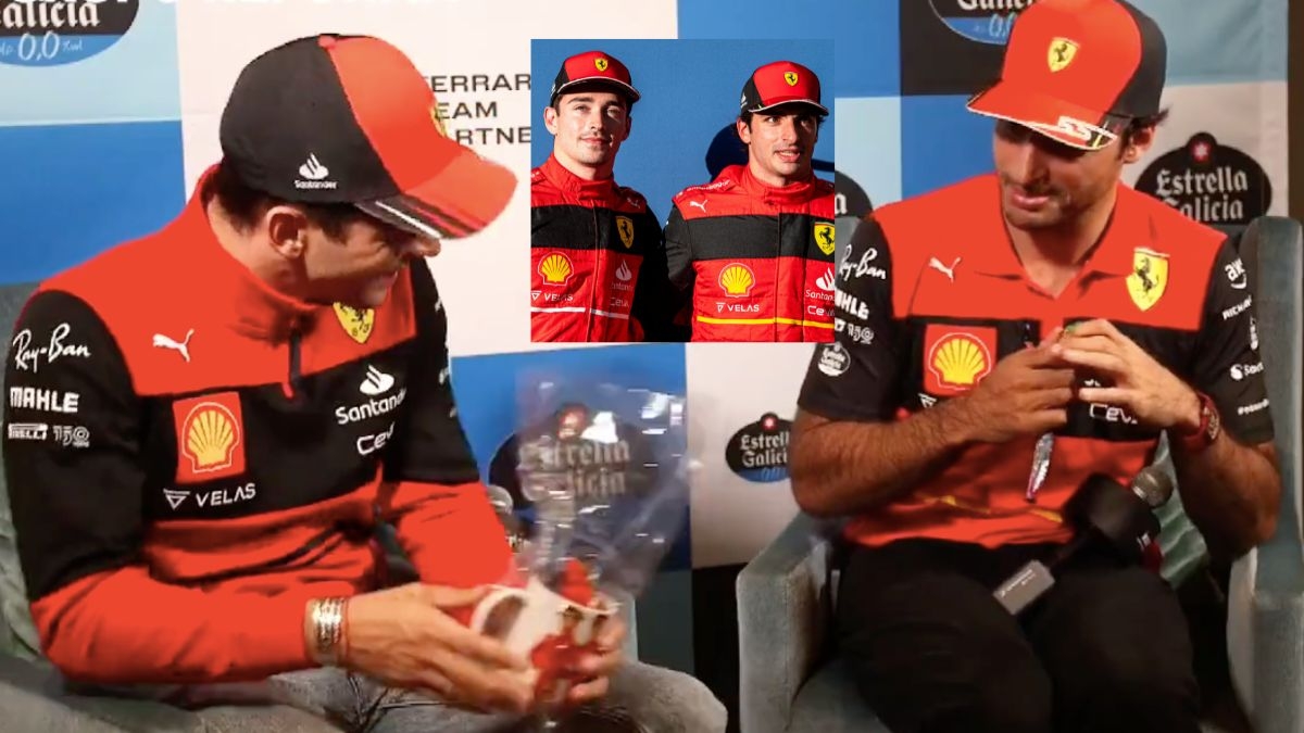 VIDEO: ¿Chilito del que pica? La reacción de Leclerc y Sainz al comer dulces mexicanos