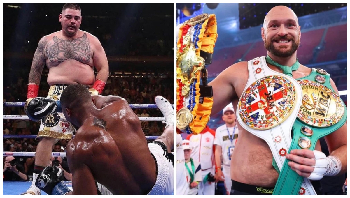 Andy Ruiz Vs Tyson Fury La Fotograf A Que Ilusiona A La Pelea Por El Campeonato Soy Referee