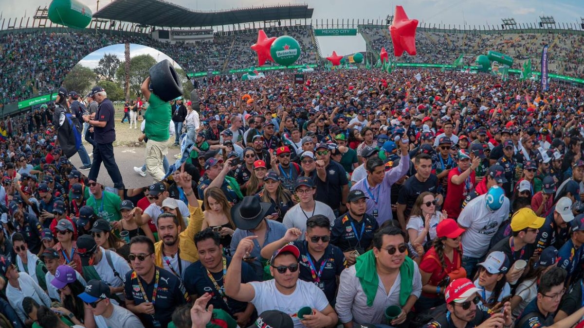 GP de México: ¡Ni en los XV años! Aficionado se lleva llanta a su casa como ‘recuerdo’