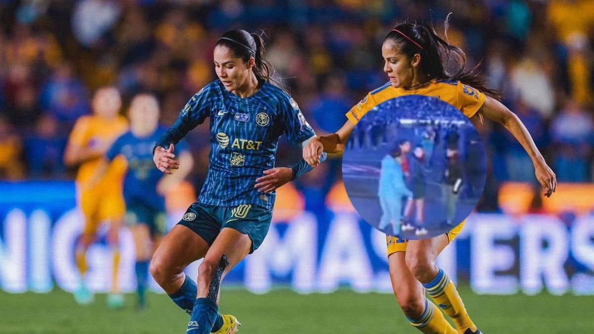 Afición critica a Alison González por quedarse a festejar el triunfo de Tigres con Cecilia Santiago