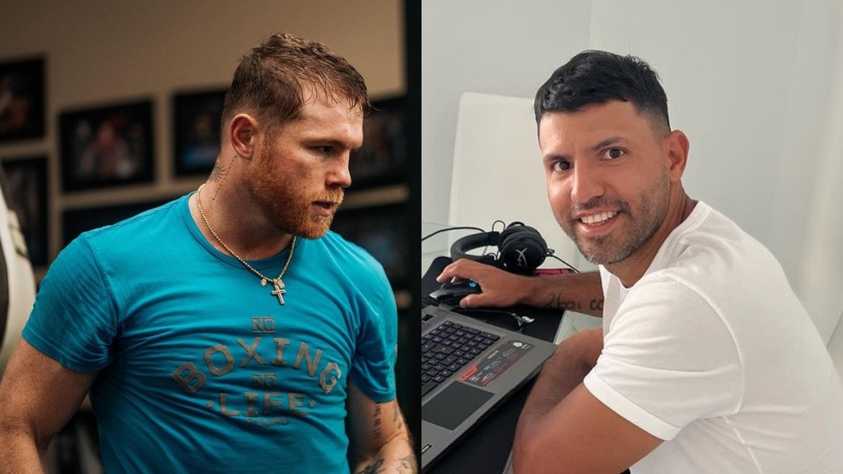 "Pin, cabr"; 'Kun' Agüero confiesa que el 'Canelo' le mandó insultos por audio