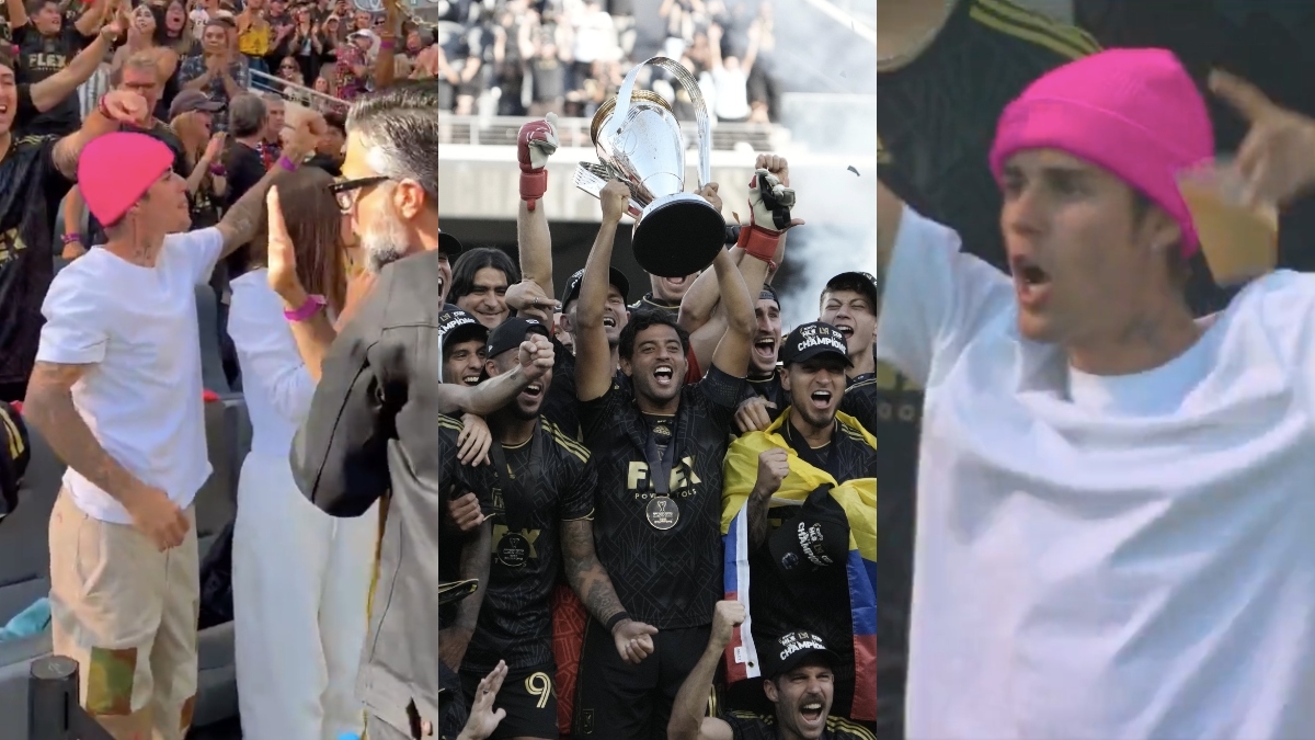Justin Bieber sufre por Carlos Vela y celebra con Jaime Camil el título del LAFC