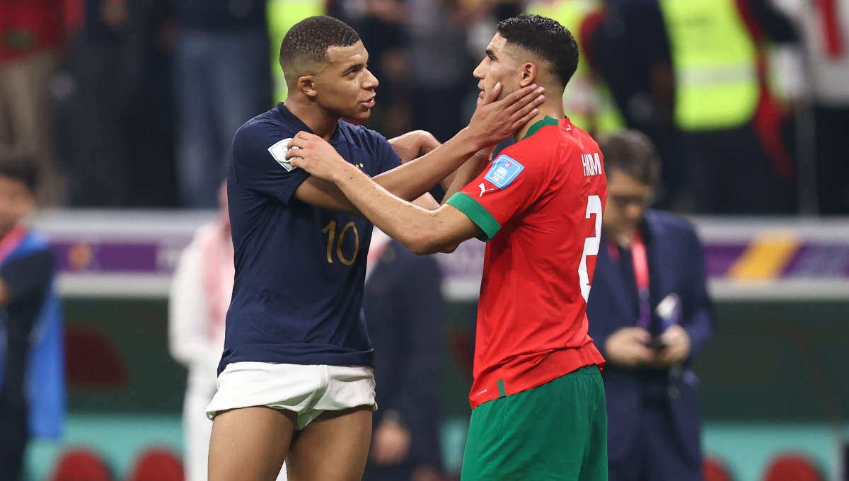 Qatar 2022: ¡Amistad! Mbappé manda tierno mensaje a Hakimi tras las semifinales
