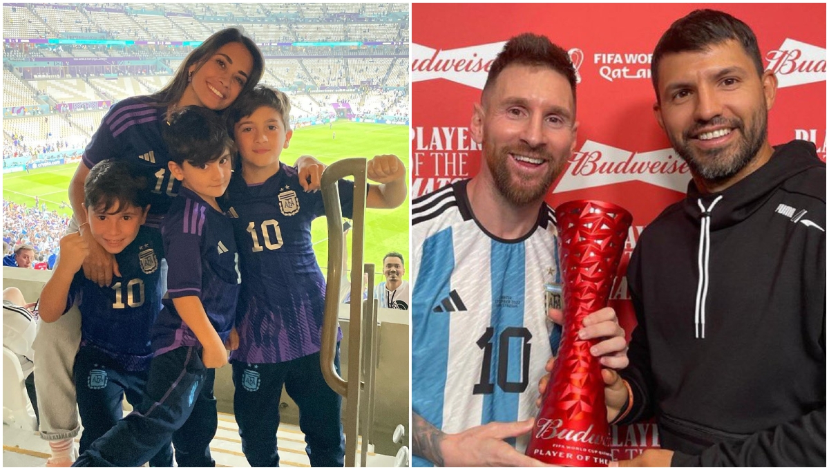 Qatar 2022: Lionel Messi recibe muestras de apoyo de su hijo y el ‘Kun’ Agüero previo a la final