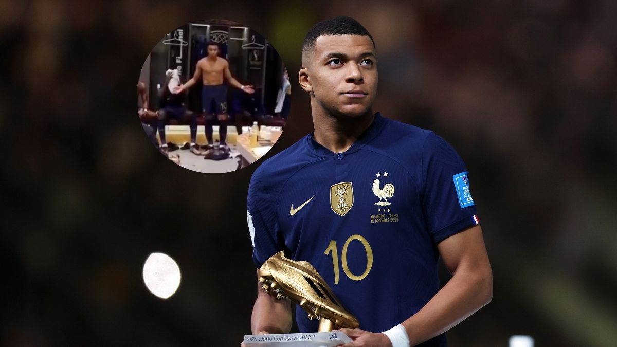 VIDEO: Revelan cómo Mbappé motivó a sus compañeros en la final de Qatar 2022