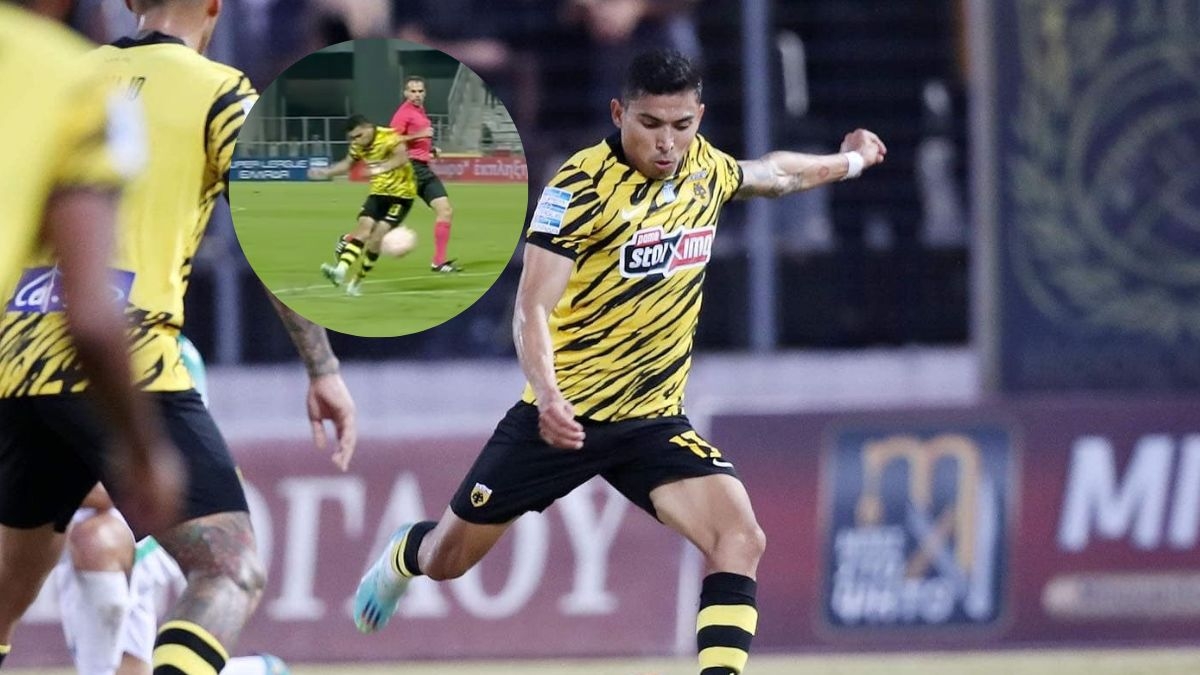Orbelín Pineda anota GOLAZO en el triunfo del AEK Atenas sobre el Volos