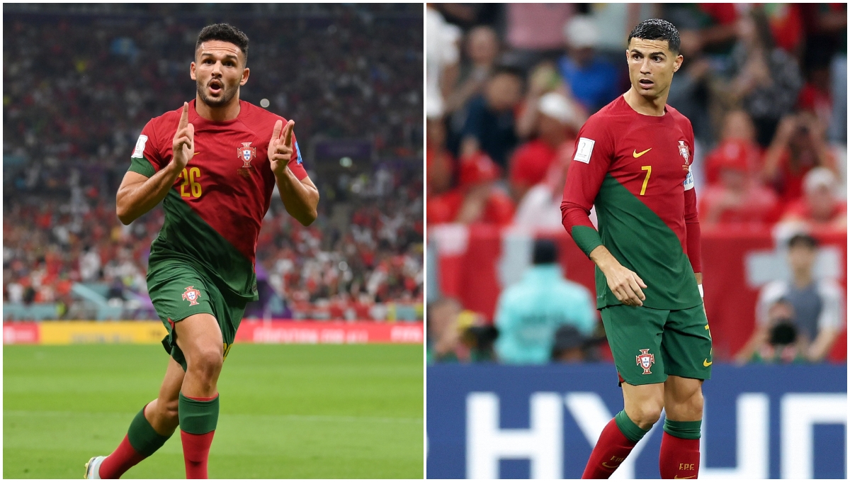 Sustituto ‘desconocido’ de Cristiano Ronaldo anota triplete en victoria de Portugal ante Suiza