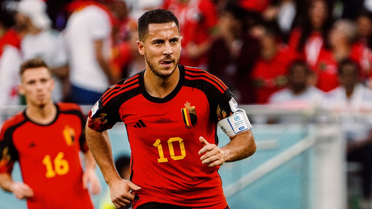 Eden Hazard se despide de la Selección de Bélgica tras fracaso en Qatar 2022