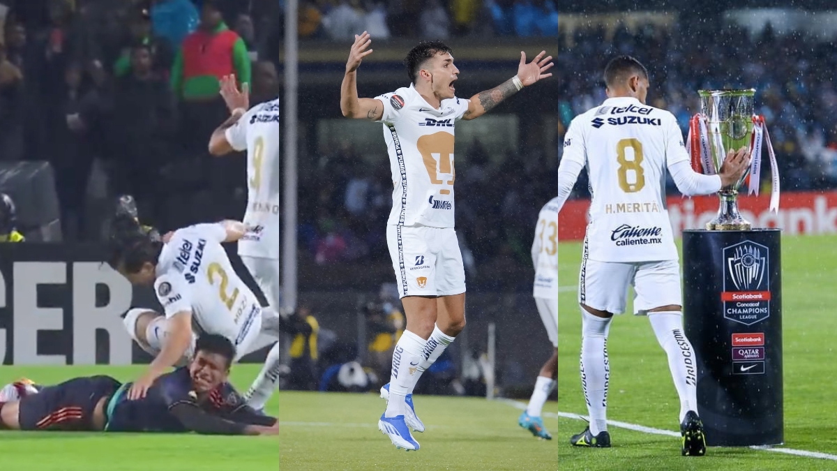 Pumas se adelanta con penal repetido, Mozo sale lesionado y Meritão toca la copa