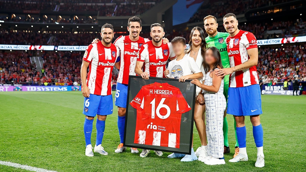 “Ha sido un placer ser parte del Atleti”, dice Herrera en su despedida