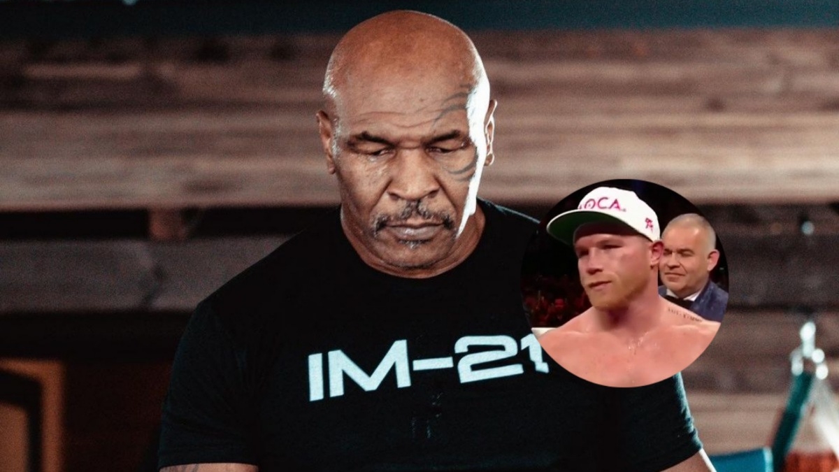 Mike Tyson hace ver a 'Canelo' Álvarez sus "errores" con golpes al saco incluidos