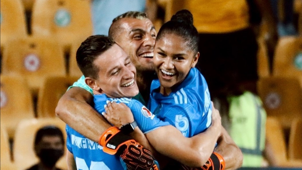 El GOLAZO de Nahuel, Thauvin y Belén Cruz en la "cáscara" de Tigres | VIDEO