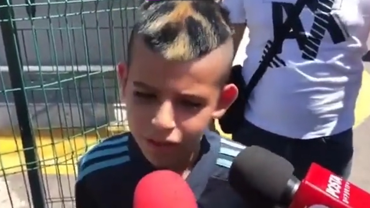 Sebastián Ovalle, niño fan de Nahuel Guzmán, se viraliza por hablar como argentino