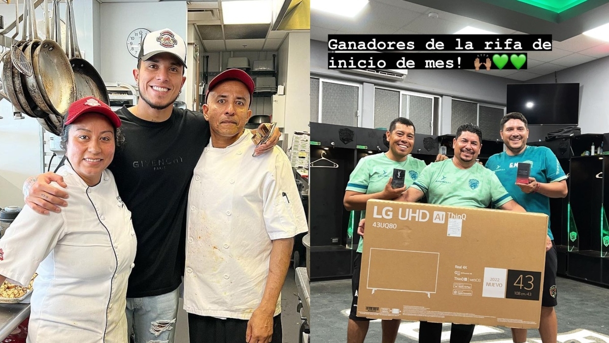 Carlos Salcedo, el futbolista que realiza rifas entre los empleados de los clubes donde milita