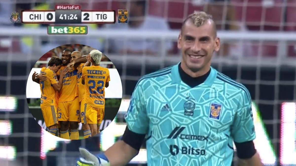 Nahuel Guzmán ofrece show y Tigres golea a Chivas para quitarle la etiqueta de mejor defensiva