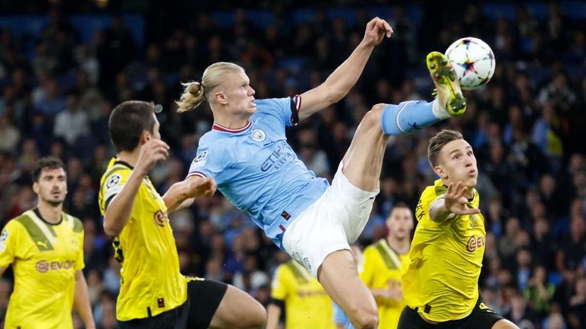 Manchester City vs Borussia Dortmund: los golazos de Stones y Haaland en remontada cityzen