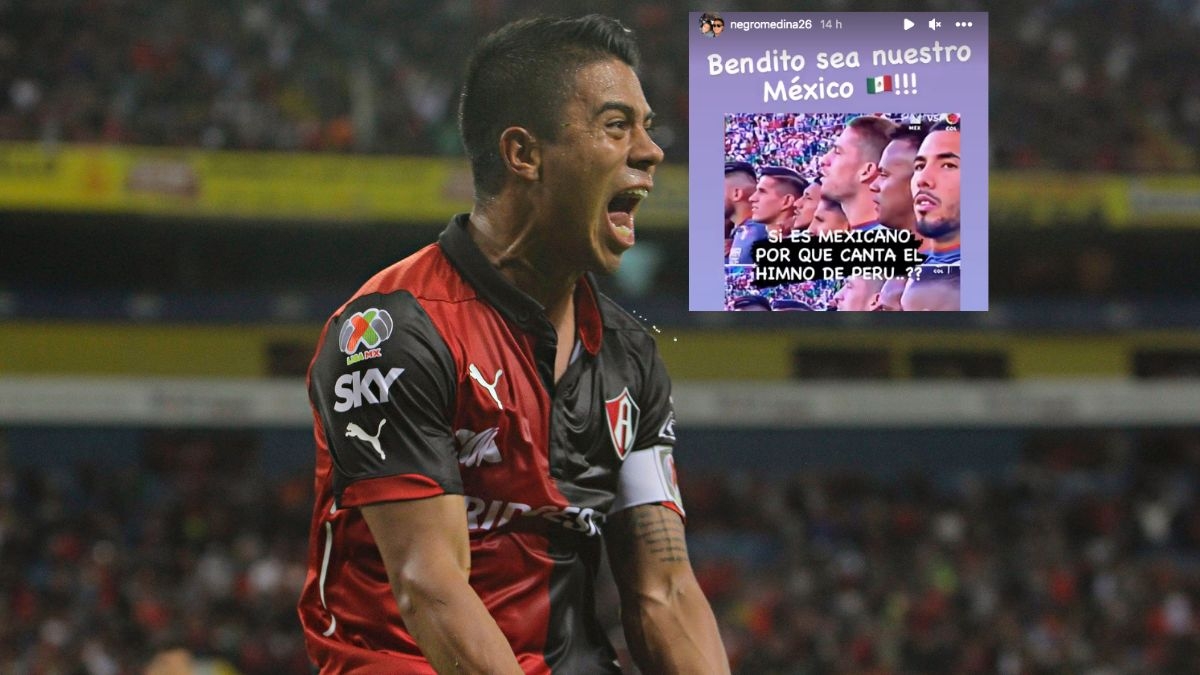 ‘Negro’ Medina explota vs Ormeño por cantar himno de Perú y ‘lanza’ dardo a Chivas