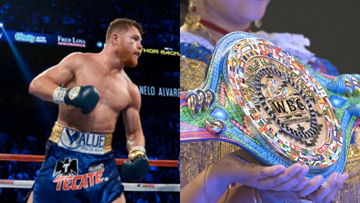 'Canelo' Álvarez: Los cinturones artesanales que el mexicano ha puesto en juego