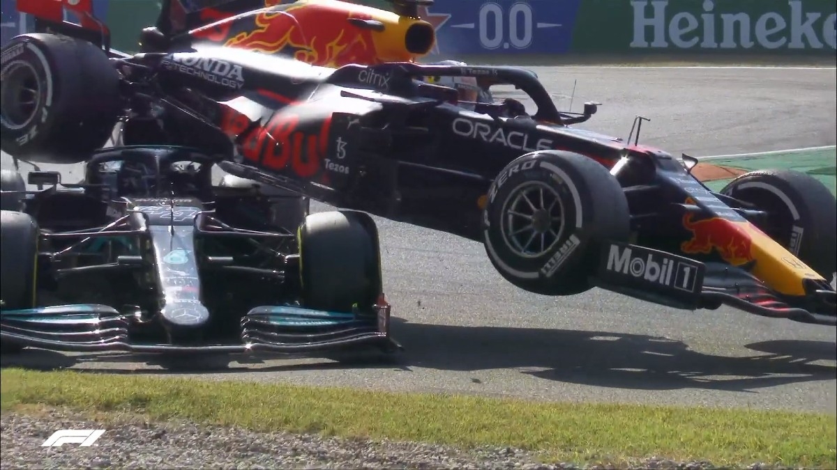 F1: Choque de Verstappen y Hamilton, y otros accidentes famosos entre pilotos