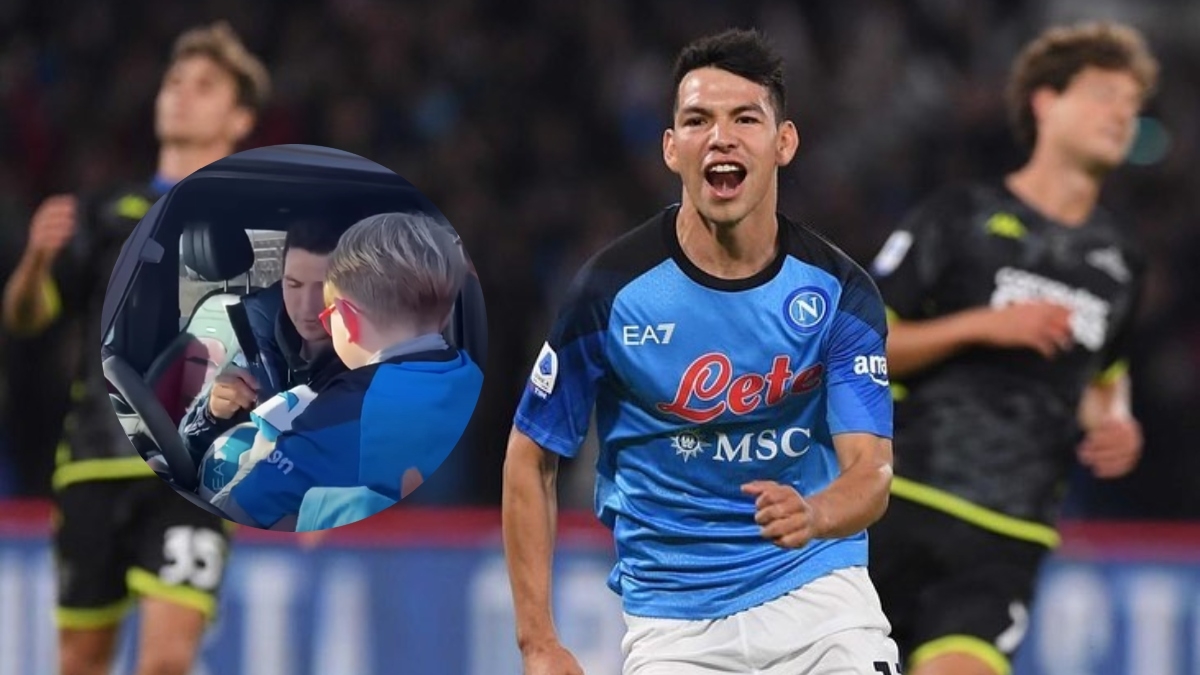 VIDEO: 'Chucky' Lozano regala su camiseta a pequeño fan del Napoli y su reacción se hace viral