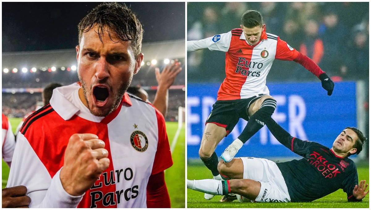 Santiago Giménez provoca penalti y ayuda al Feyenoord a ser líderes de la Eredivisie