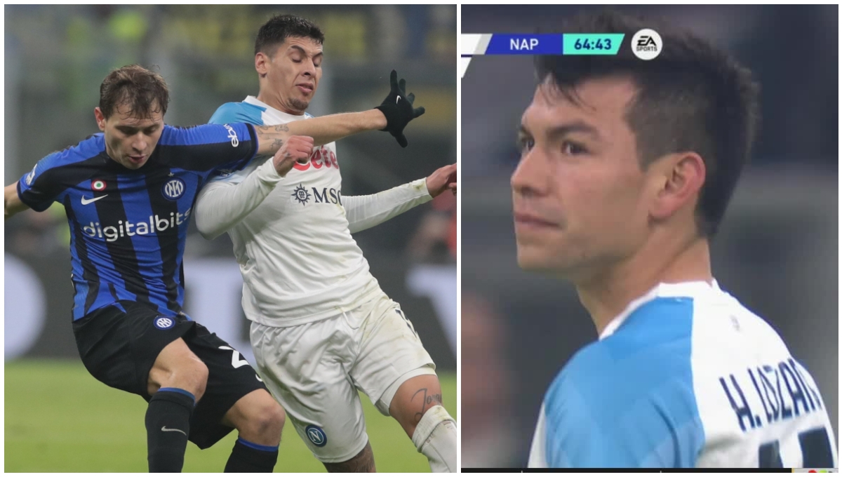 ‘Chucky’ Lozano participa en la derrota del Napoli ante el Inter de Milán, ¿cuánto duró el invicto?