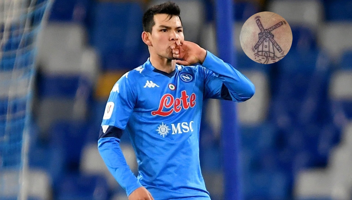 FOTOS: Así es el tatuaje con el que el ‘Chucky’ Lozano le declaró su amor al Napoli y PSV