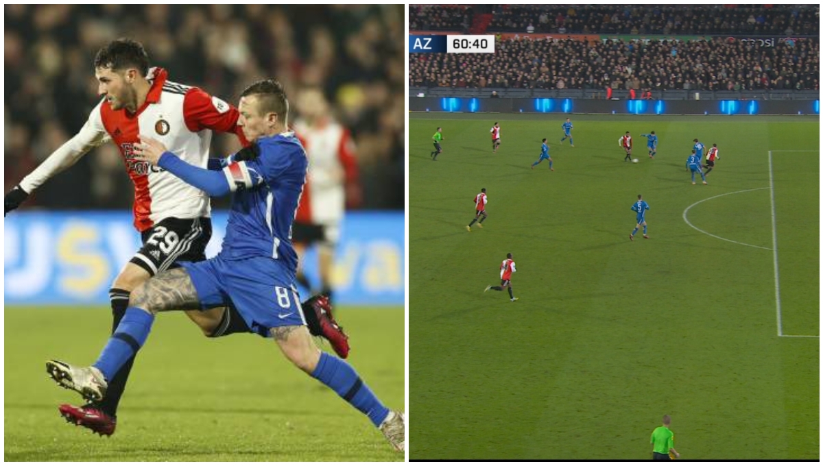 VIDEO: Santiago Giménez anota GOLAZO que fue anulado por el VAR en la victoria del Feyenoord