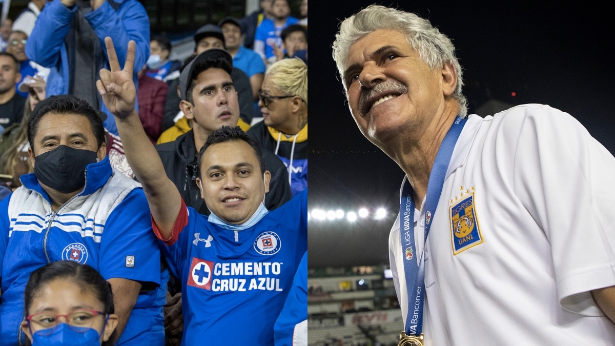 'Tuca' Ferretti: Afición de Cruz Azul se burla de Pumas por la llegada del técnico a la 'Máquina'