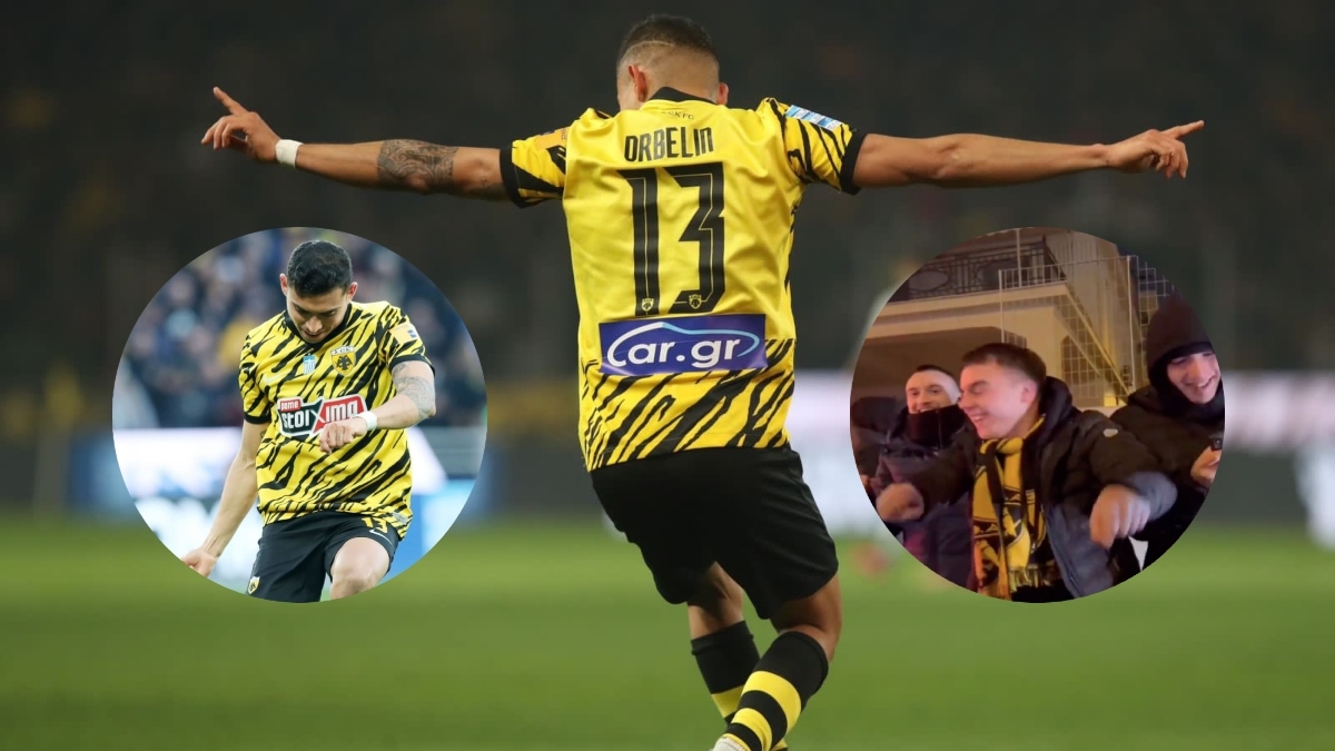 VIDEO: Orbelín Pineda cautiva a aficionados del AEK con su festejo y ya lo imitan