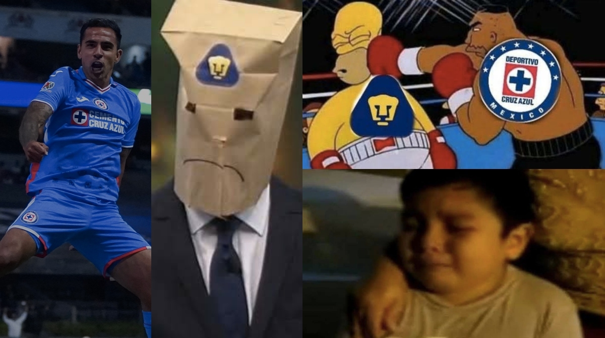 Los memes que dejó la victoria de Cruz Azul sobre Pumas en el Estadio Azteca