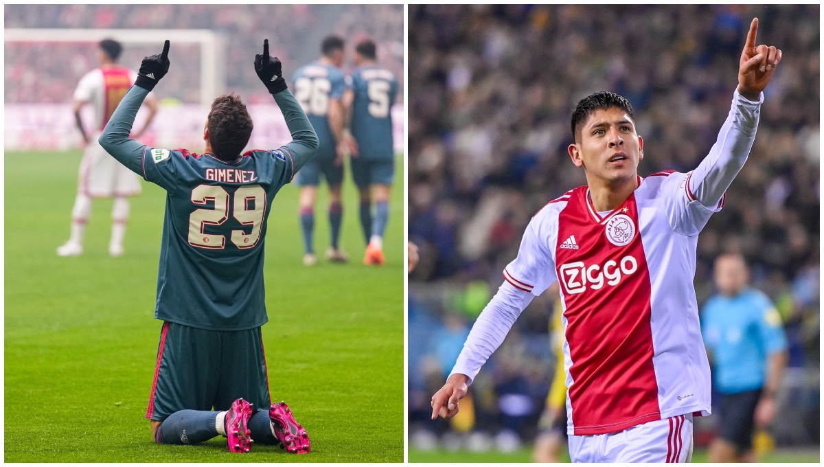 Santiago Giménez y Edson Álvarez anotan GOLAZOS en victoria del Feyenoord ante Ajax (VIDEOS)