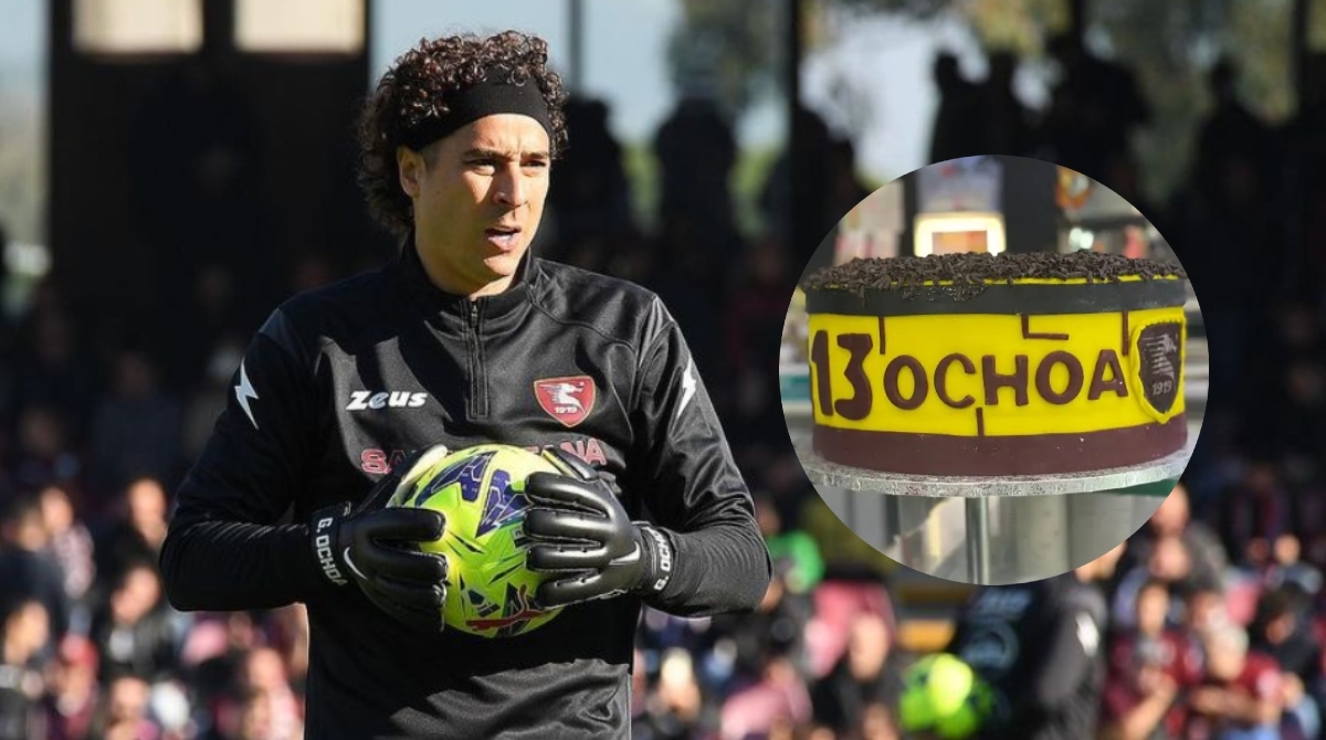 Guillermo Ochoa: Panadería italiana crea pastel en honor al portero del Salernitana