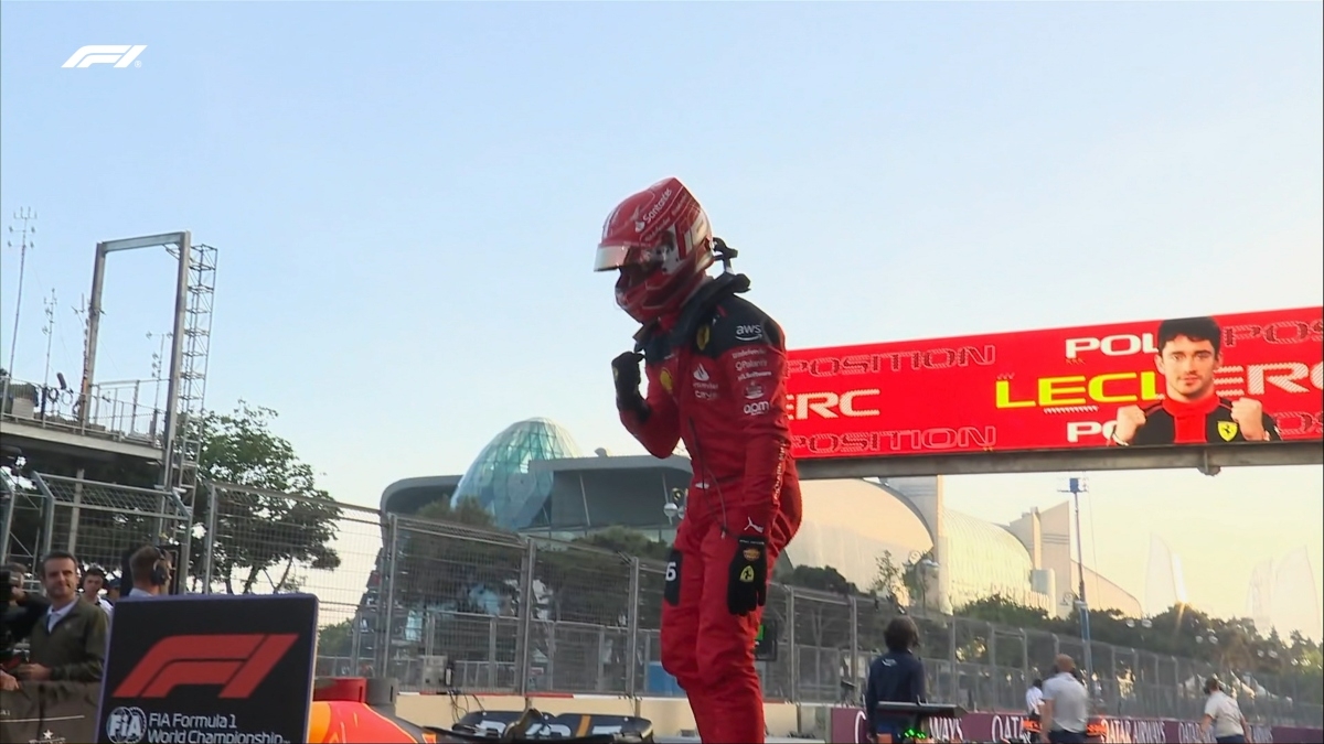 GP de Azerbaiyán 2023: Leclerc y Ferrari se llevan la pole; relegan a Max Verstappen y ‘Checo’ Pérez