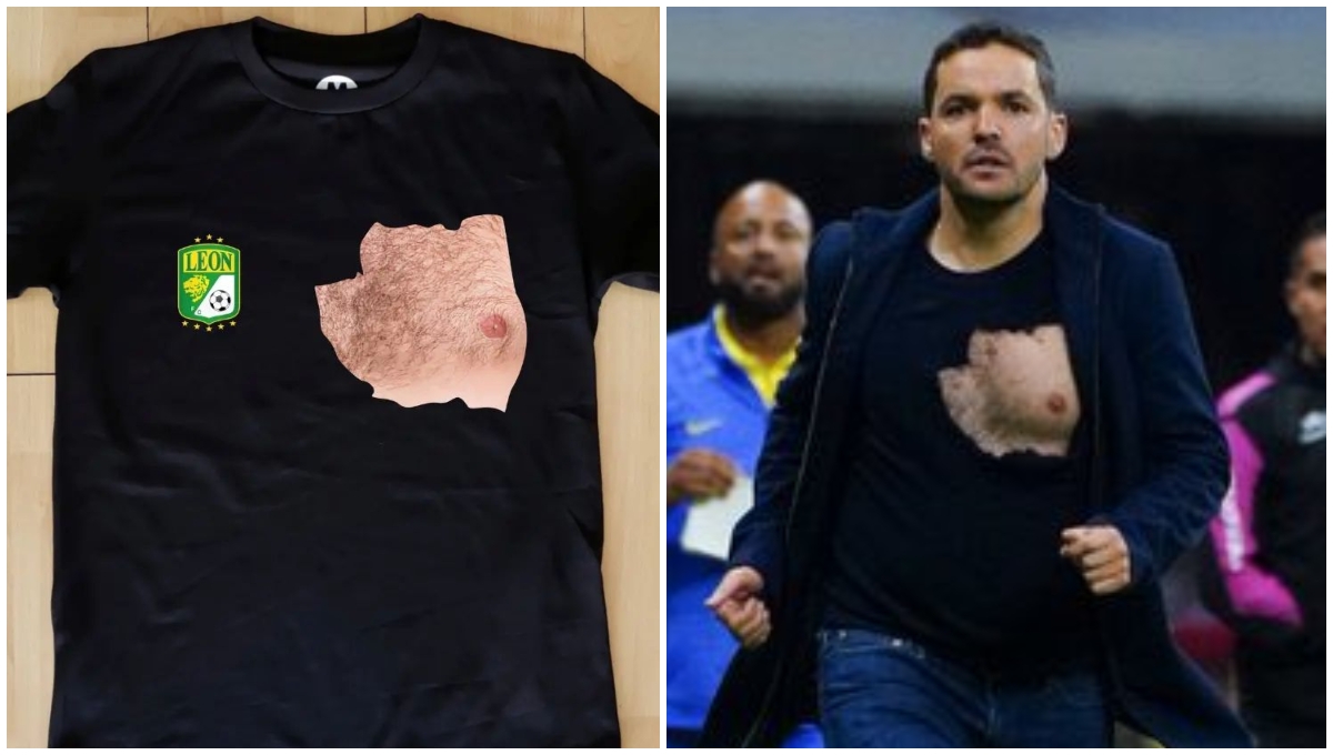¡Ingeniosos! Tienda vende playeras ‘rotas’ inspiradas en la discusión de Larcamón y ‘Tano’ Ortiz