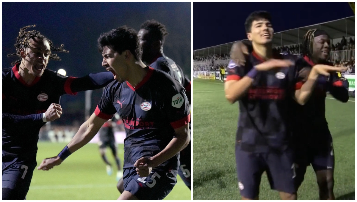 VIDEO: Érick Gutiérrez anota para darle el pase a la final al PSV y festeja como Merlina