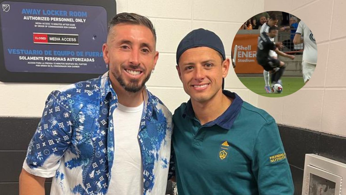Héctor Herrera le ‘reclama’ a Chicharito Hernández luego de ser expulsado