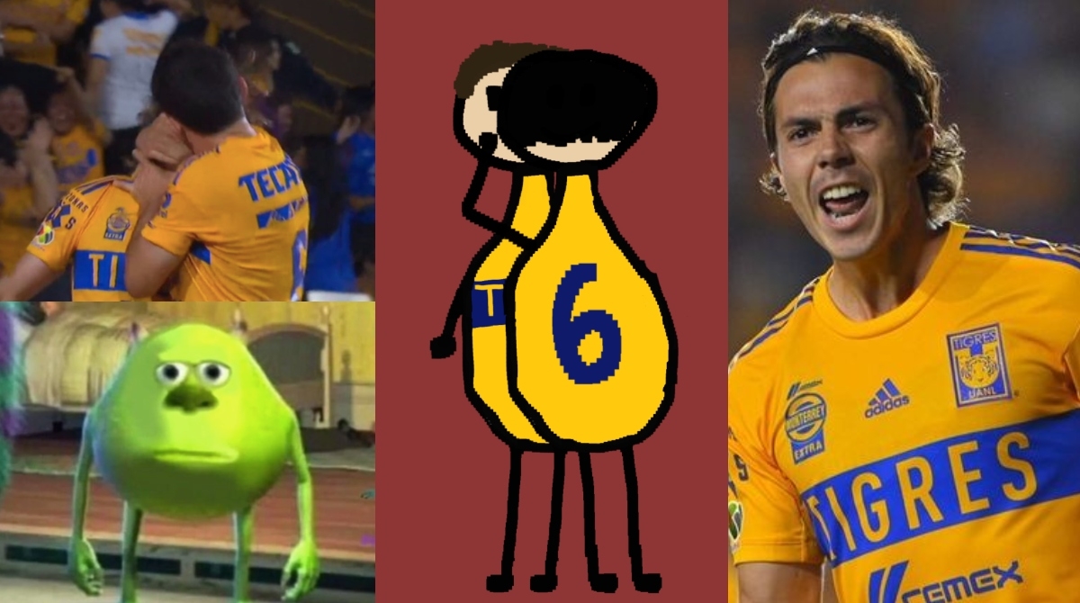 El beso de Vigón a Córdova se lleva los memes en el empate de Tigres y Rayados