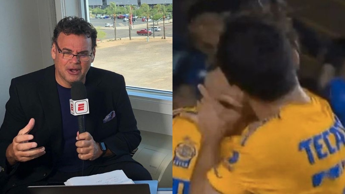 ¿Los regañó? Faitelson reacciona de forma curiosa al beso de Córdova y Vigón