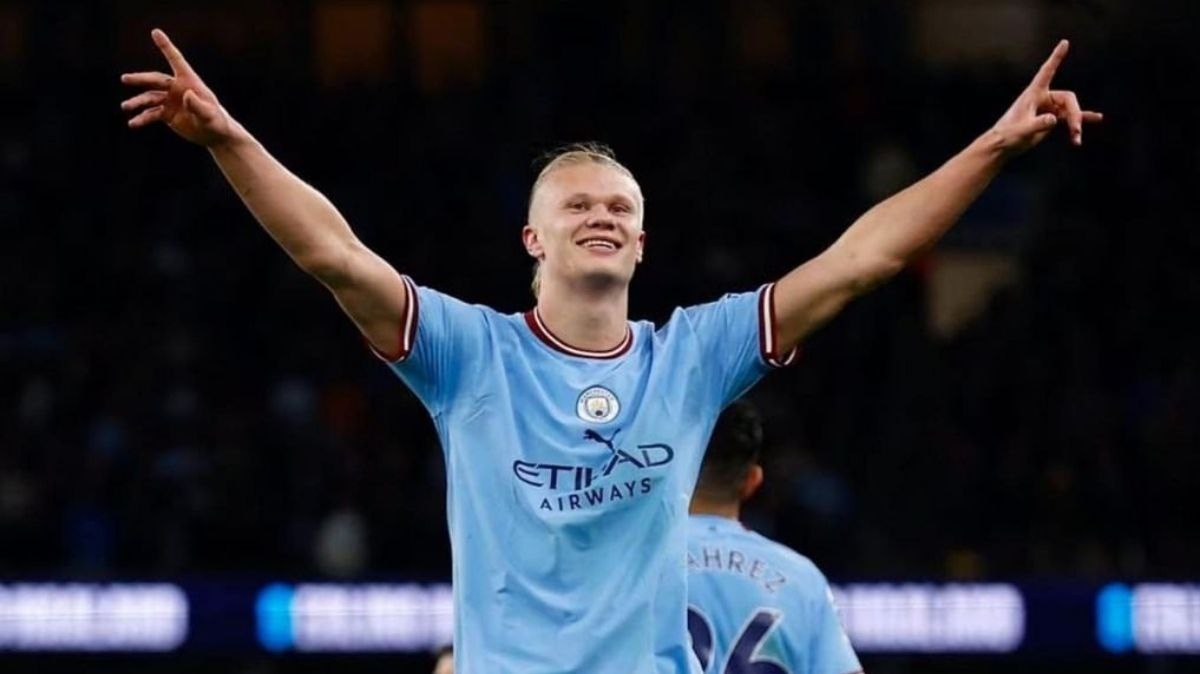 Erling Haaland: La curiosa forma de "festejar" su histórico récord de goles