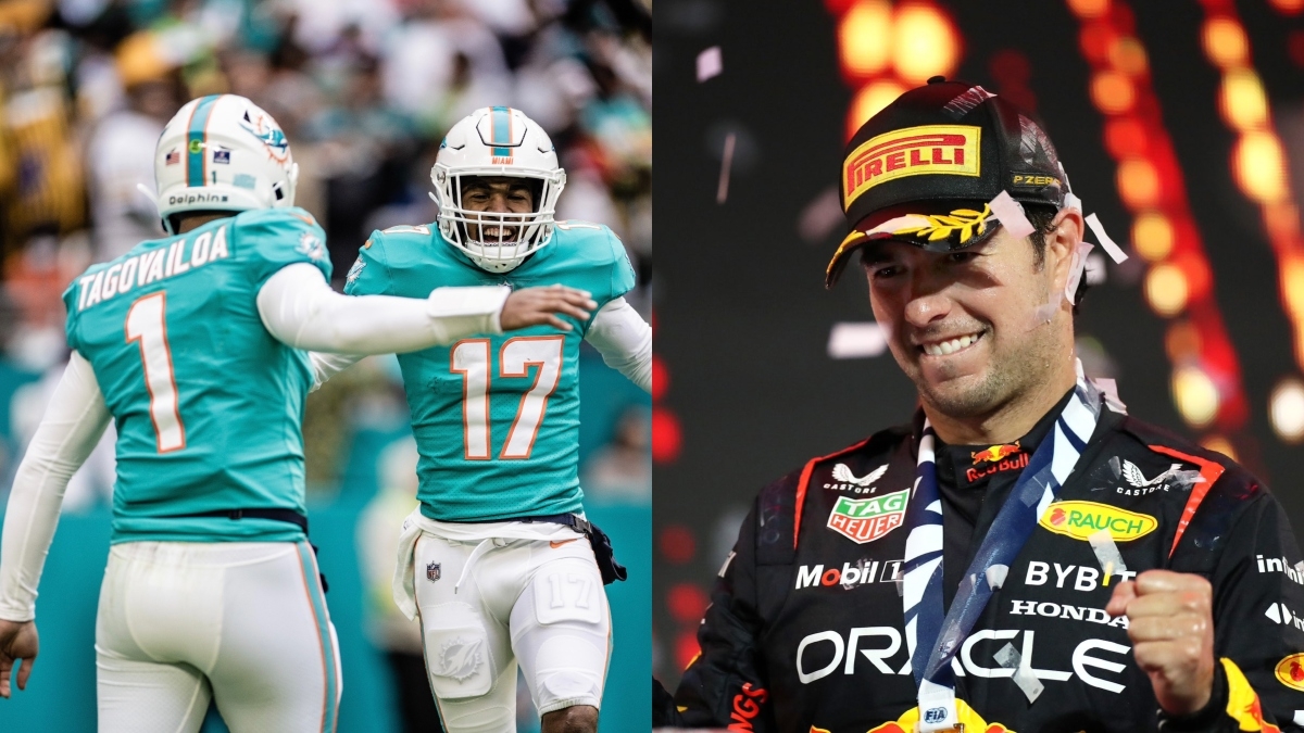 GP de Miami 2023: ¿Cómo los Miami Dolphins, de NFL, ‘ayudarán’ a Checo Pérez y a la F1?