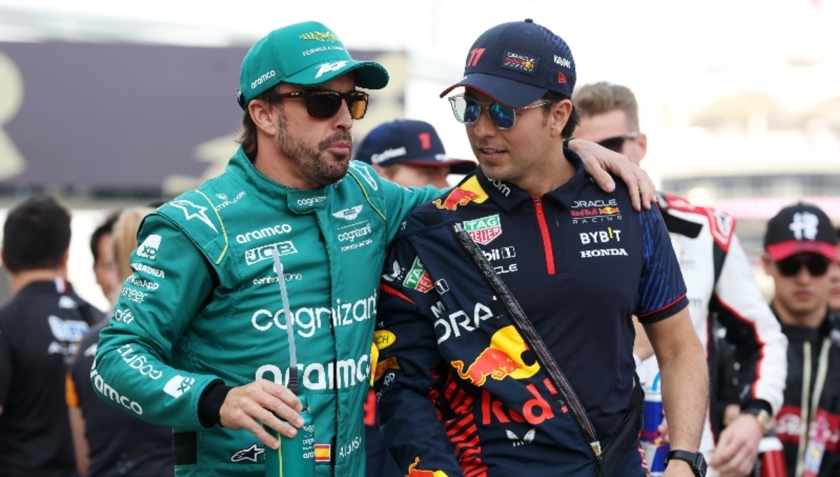 F1: ‘Checo’ Pérez hace nueva broma a Fernando Alonso en Miami: “¿ya son amigos otra vez?” (VIDEO)