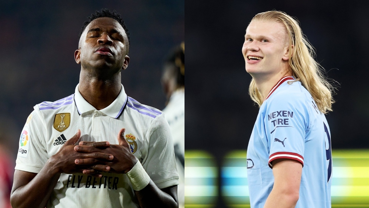 Haaland, Vinicius, y los otros jugadores más valiosos del Real Madrid y Manchester City