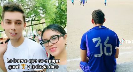 Joven invita a su novia para verlo en partido de futbol y lo dejan en la banca