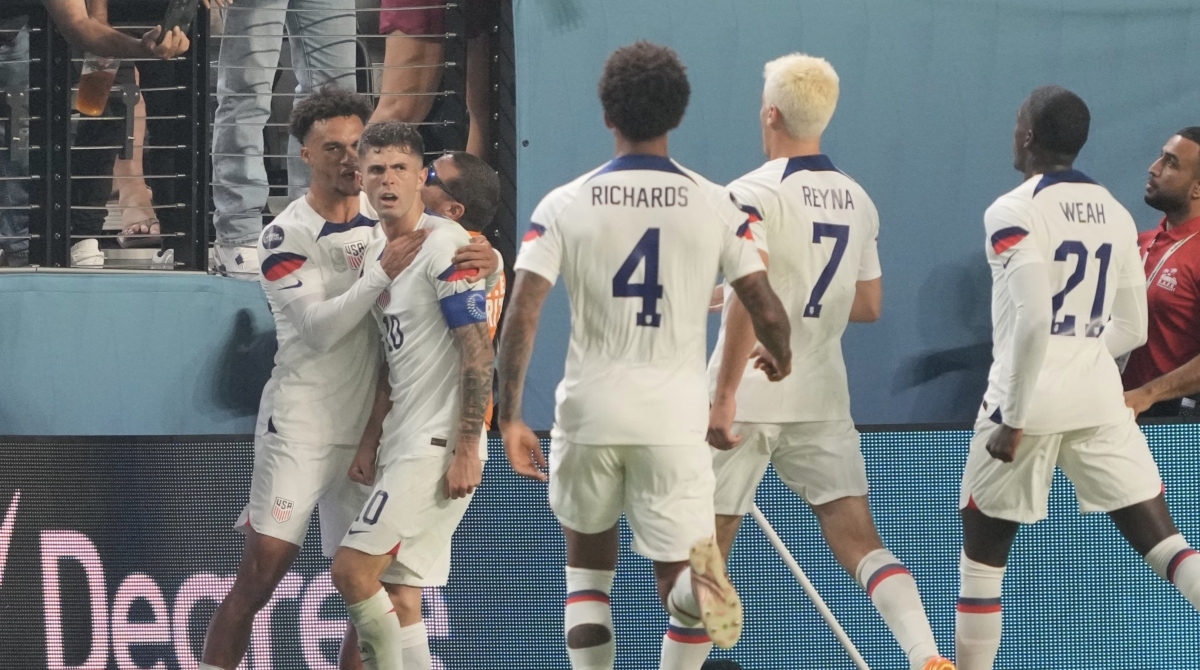 Christian Pulisic pone a temblar a México con su juego a placer y un gol al medio tiempo