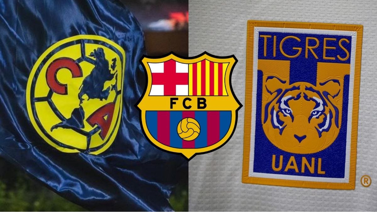 América y Tigres hacen oficial partido amistoso contra Barcelona EN MÉXICO